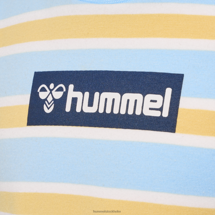 se Hummel barn hmljump randig t-shirt s/s LL40V5747 \"t-shirt\"