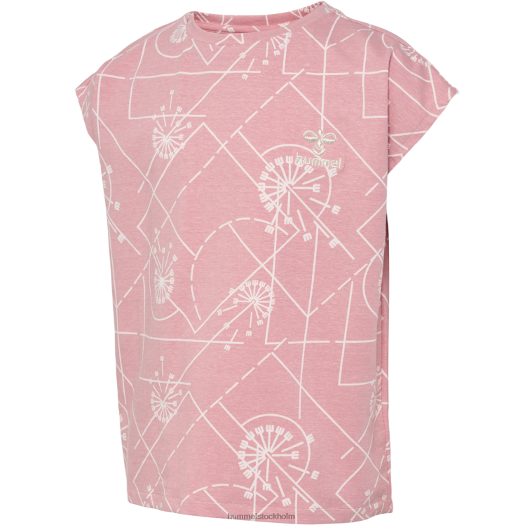 se Hummel barn hmlkimberly t-shirt s/s LL40V4983 "konstnärlig t-shirt"
