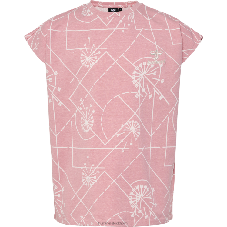 se Hummel barn hmlkimberly t-shirt s/s LL40V4983 \"konstnärlig t-shirt\"