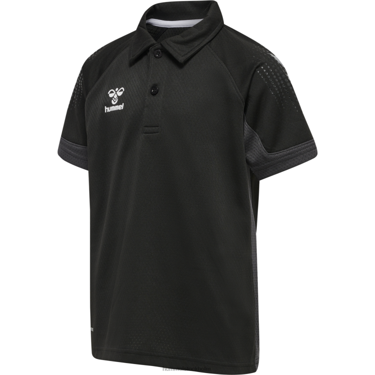 se Hummel barn hmllead funktionell polo LL40V6646 "mesh pikétröja"