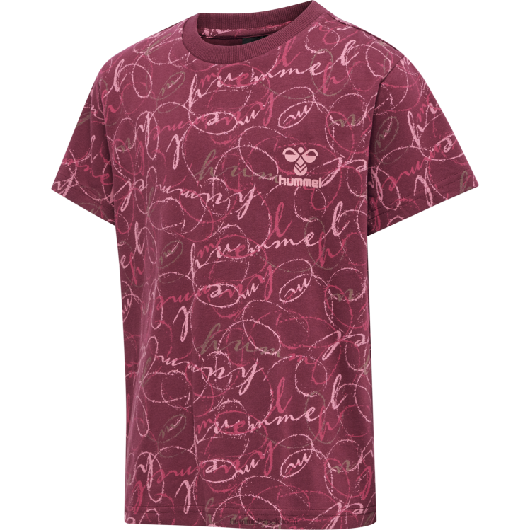 se Hummel barn hmlmerry t-shirt s/s LL40V5233 "kortärmad t-shirt"