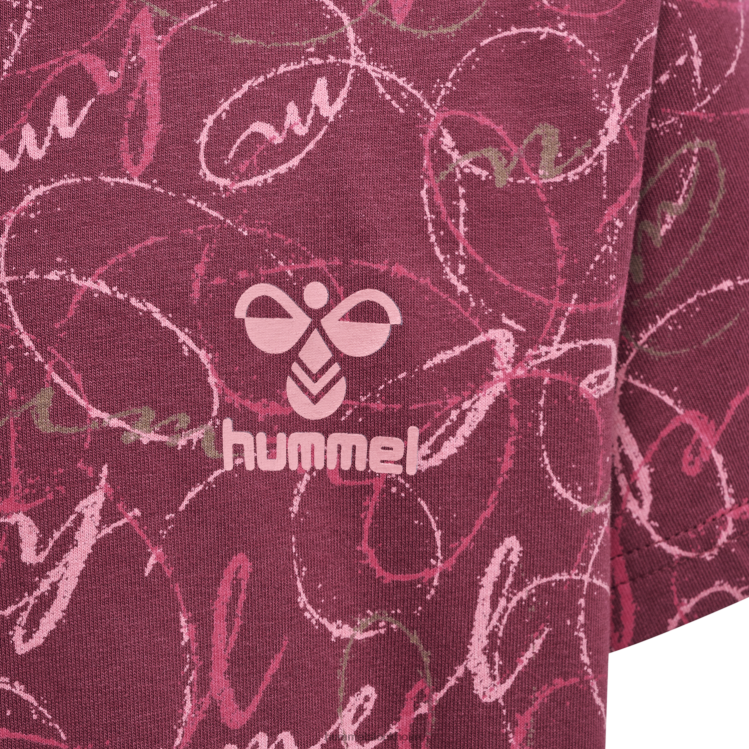 se Hummel barn hmlmerry t-shirt s/s LL40V5233 \"kortärmad t-shirt\"