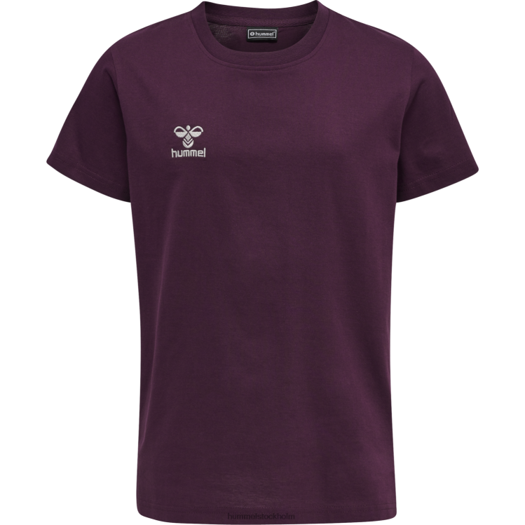 se Hummel barn hmlmove rutnät bomull t-shirt s/s LL40V5039 \"bomull t-shirt\"
