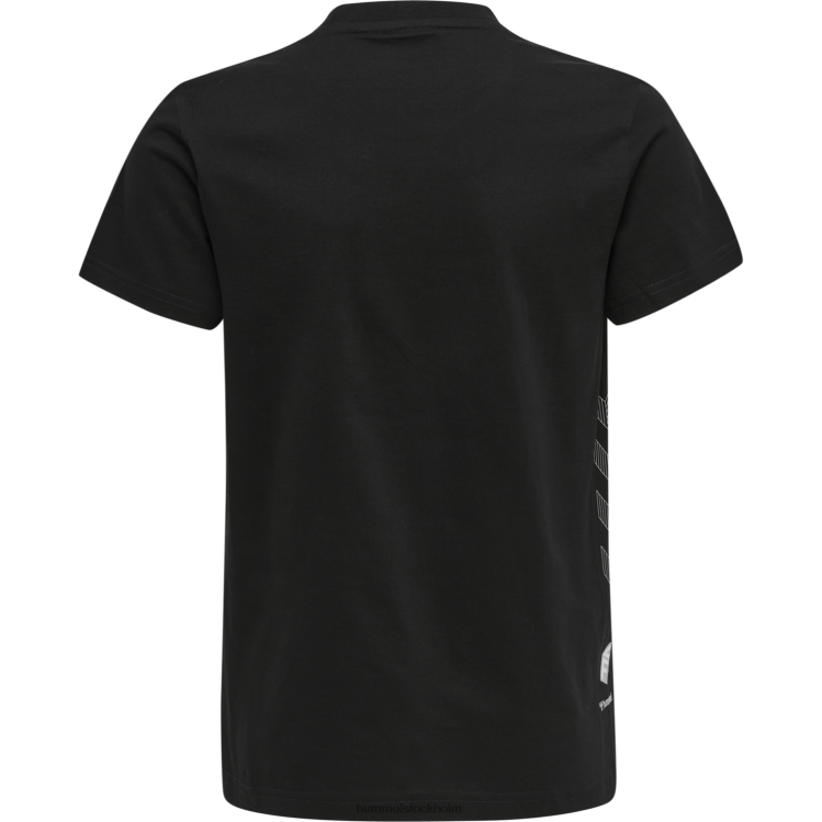 se Hummel barn hmlmove rutnät bomull t-shirt s/s LL40V5182 \"bomull t-shirt\"
