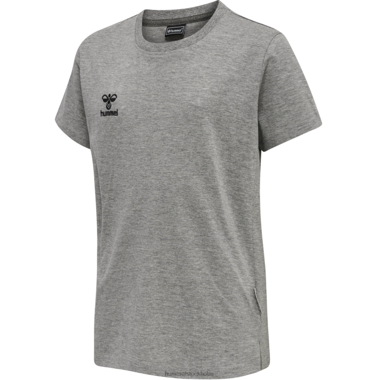 se Hummel barn hmlmove rutnät bomull t-shirt s/s LL40V5329 "bomull t-shirt"