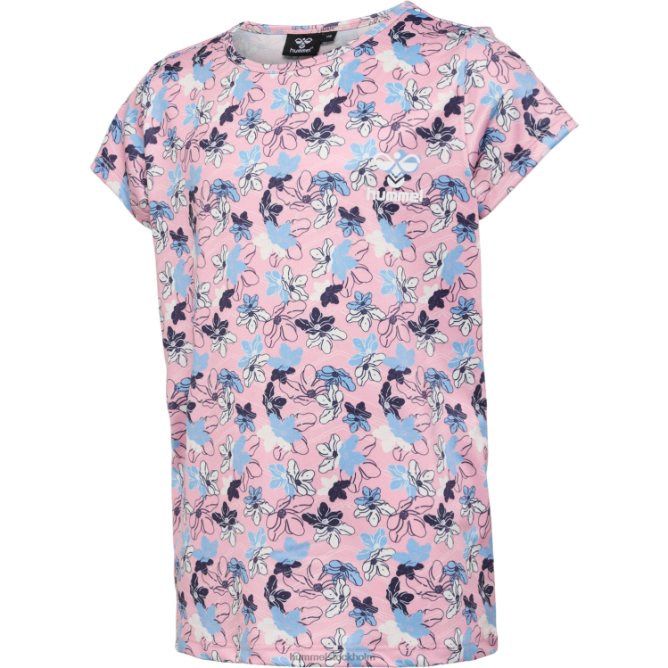 se Hummel barn hmlnanna t-shirt s/s LL40V4744 \"t-shirt med blommönster\"