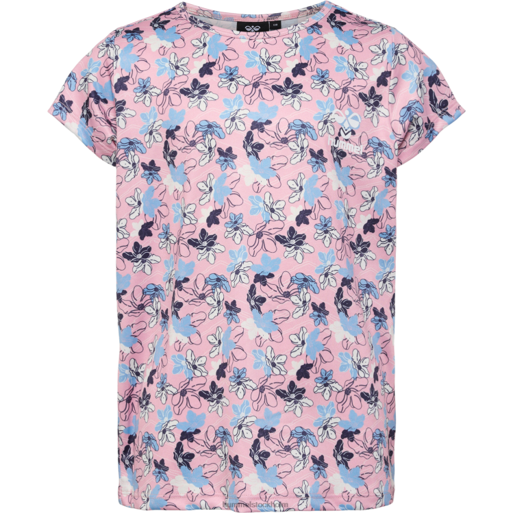 se Hummel barn hmlnanna t-shirt s/s LL40V4744 \"t-shirt med blommönster\"