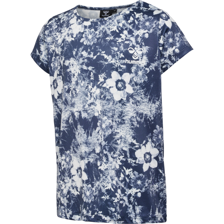 se Hummel barn hmlnanna t-shirt s/s LL40V4753 "t-shirt med blommönster"