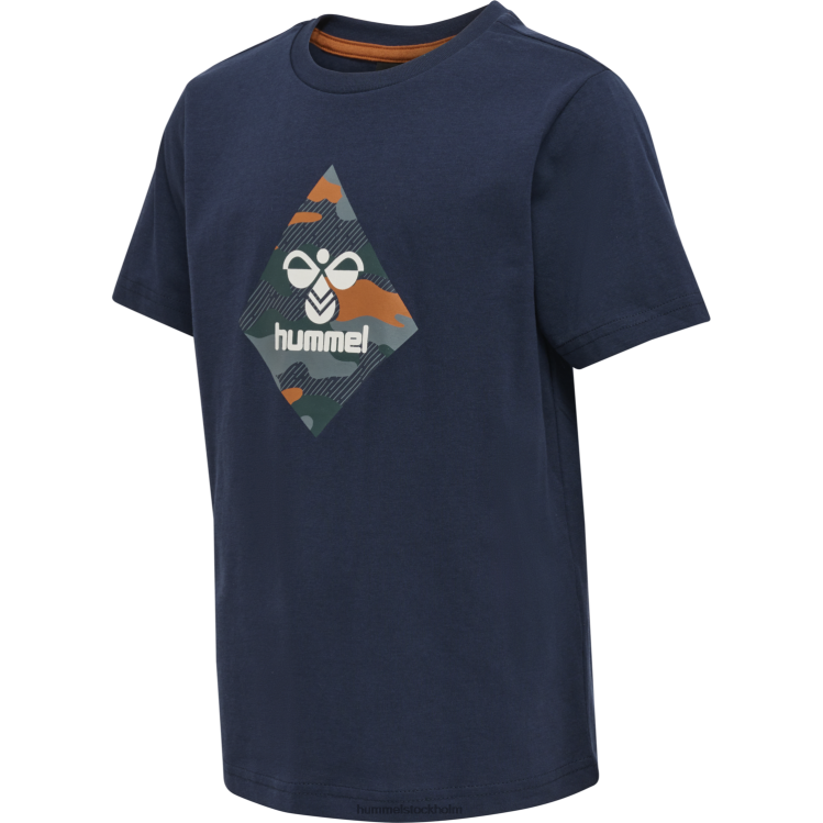 se Hummel barn hmloliver t-shirt s/s LL40V6003 "kortärmad t-shirt"
