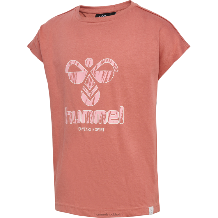 se Hummel barn hmlolivia t-shirt s/s LL40V4692 "kortärmad t-shirt"