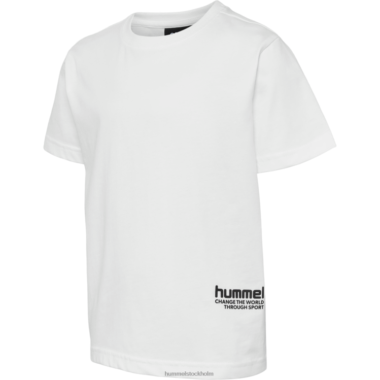 se Hummel barn hmlpure back t-shirt s/s LL40V4823 \"klassisk t-shirt\"