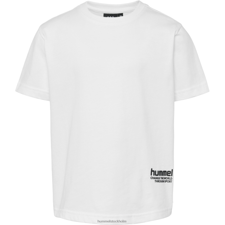se Hummel barn hmlpure back t-shirt s/s LL40V4823 \"klassisk t-shirt\"