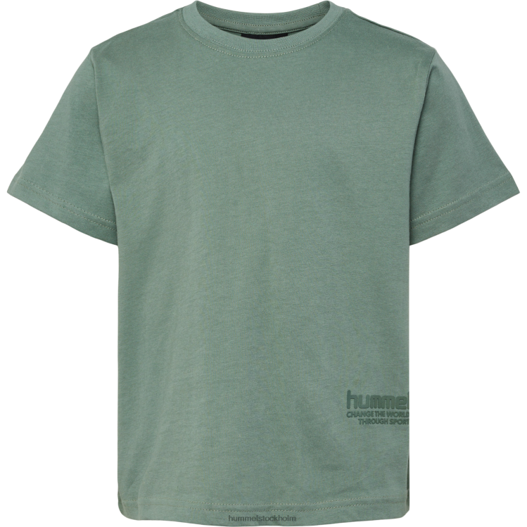 se Hummel barn hmlpure t-shirt s/s LL40V4746 \"stretchig t-shirt\"