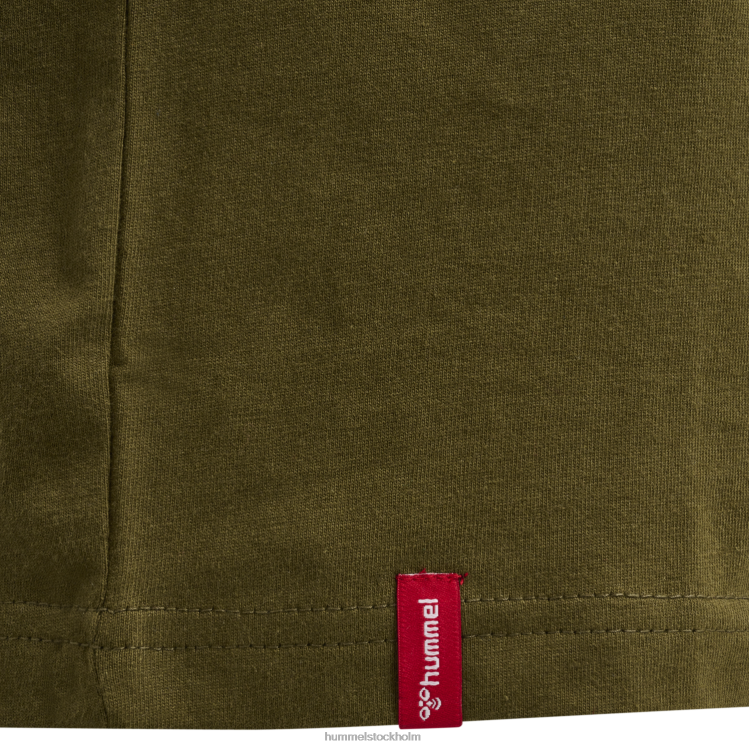 se Hummel barn hmlröd basic t-shirt s/s LL40V5704 \"kortärmad t-shirt\"