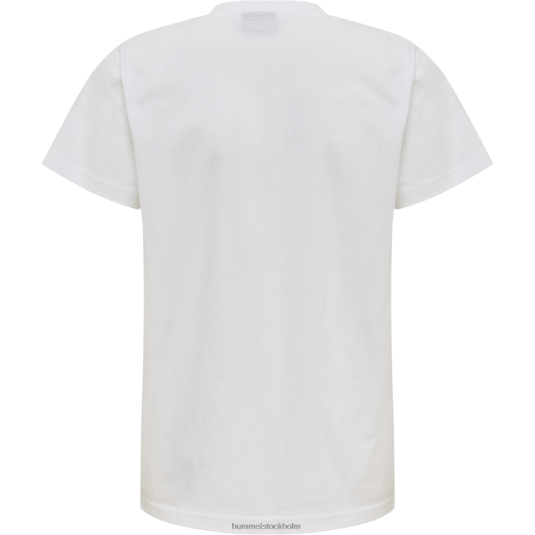 se Hummel barn hmlröd basic t-shirt s/s LL40V5705 \"kortärmad t-shirt\"