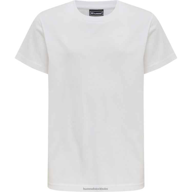 se Hummel barn hmlröd basic t-shirt s/s LL40V5705 \"kortärmad t-shirt\"