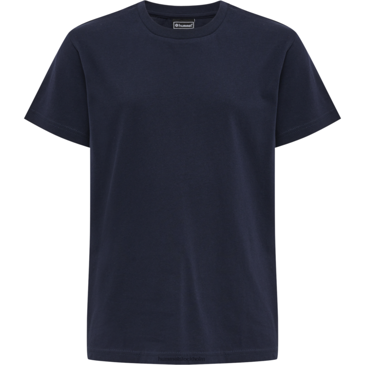 se Hummel barn hmlröd basic t-shirt s/s LL40V5727 \"kortärmad t-shirt\"