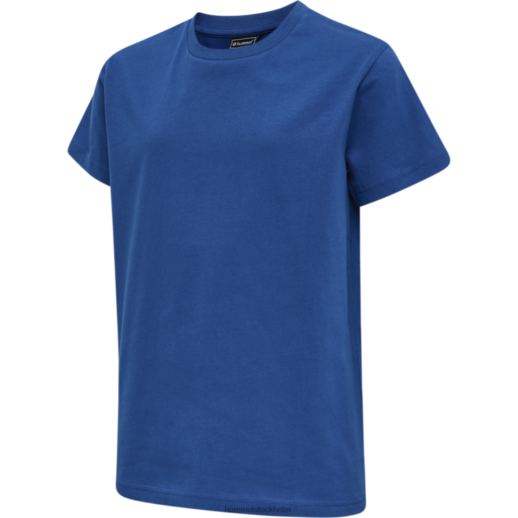 se Hummel barn hmlröd basic t-shirt s/s LL40V5741 "kortärmad t-shirt"