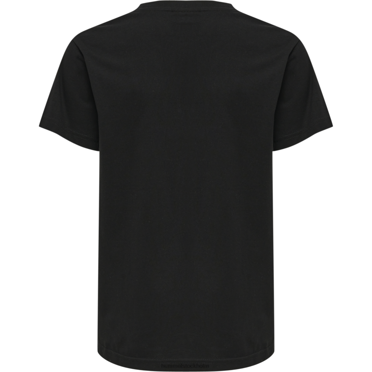 se Hummel barn hmlröd basic t-shirt s/s LL40V5742 \"kortärmad t-shirt\"