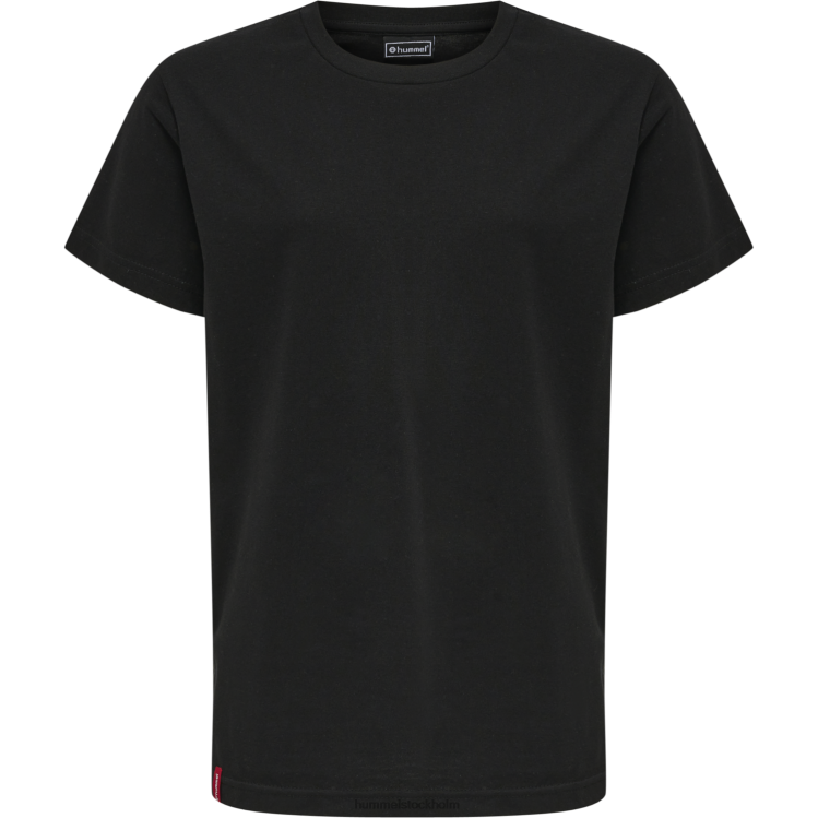 se Hummel barn hmlröd basic t-shirt s/s LL40V5742 \"kortärmad t-shirt\"