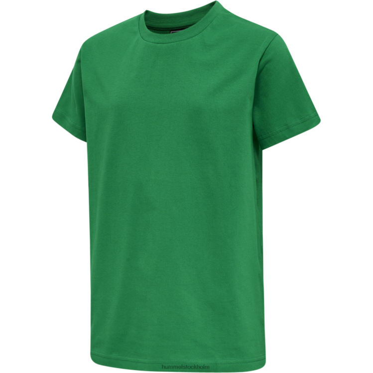 se Hummel barn hmlröd basic t-shirt s/s LL40V5752 "kortärmad t-shirt"