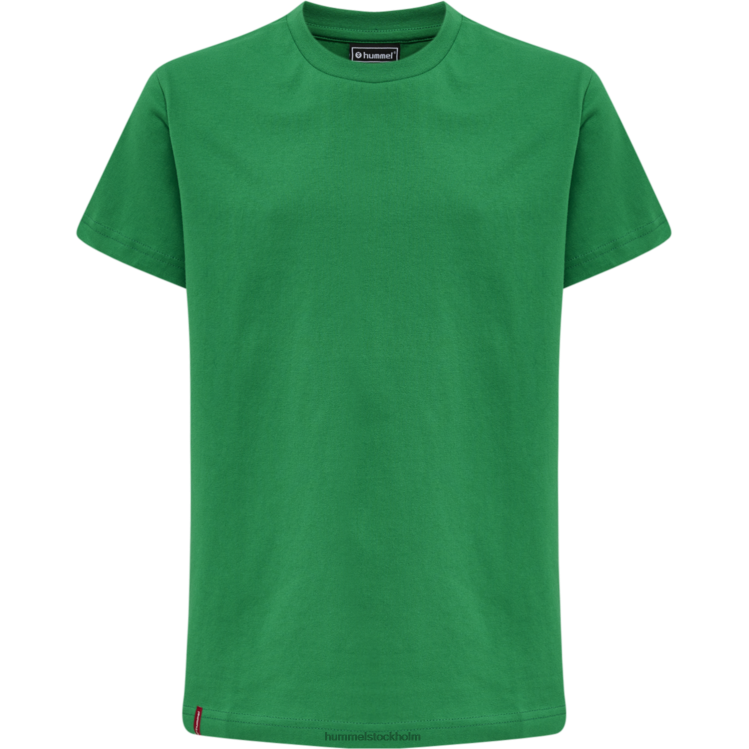 se Hummel barn hmlröd basic t-shirt s/s LL40V5752 \"kortärmad t-shirt\"