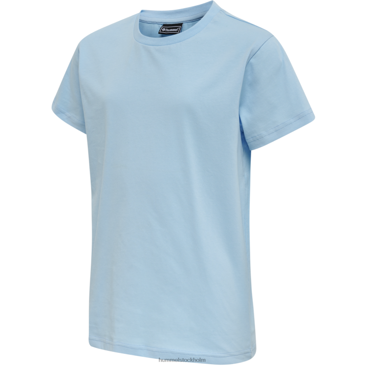 se Hummel barn hmlröd basic t-shirt s/s LL40V5770 "kortärmad t-shirt"
