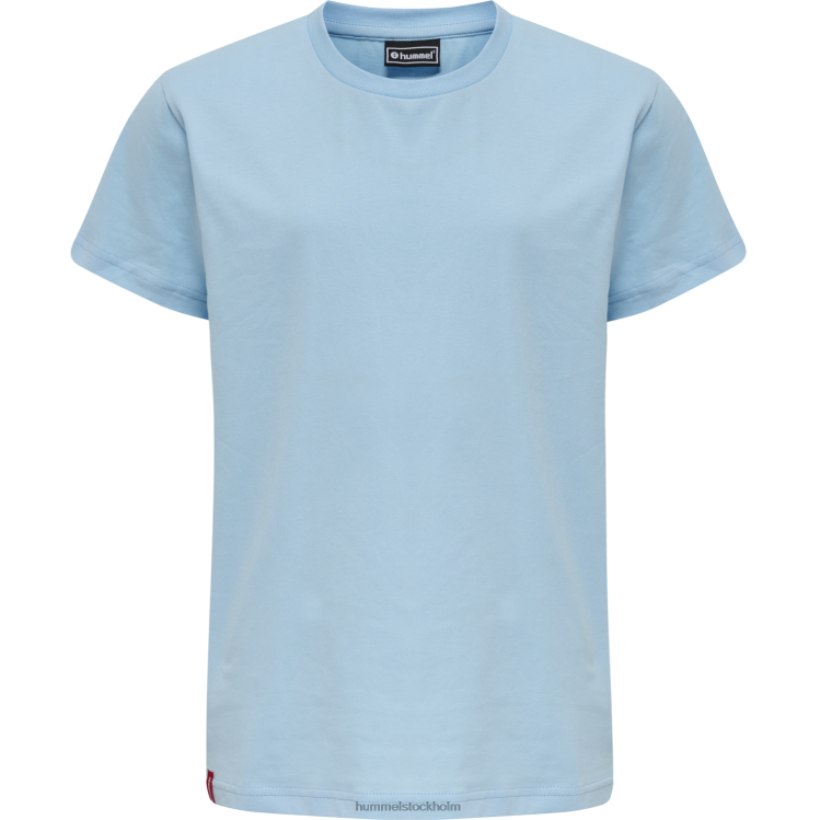 se Hummel barn hmlröd basic t-shirt s/s LL40V5770 \"kortärmad t-shirt\"