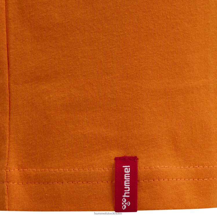 se Hummel barn hmlröd basic t-shirt s/s LL40V5780 \"kortärmad t-shirt\"