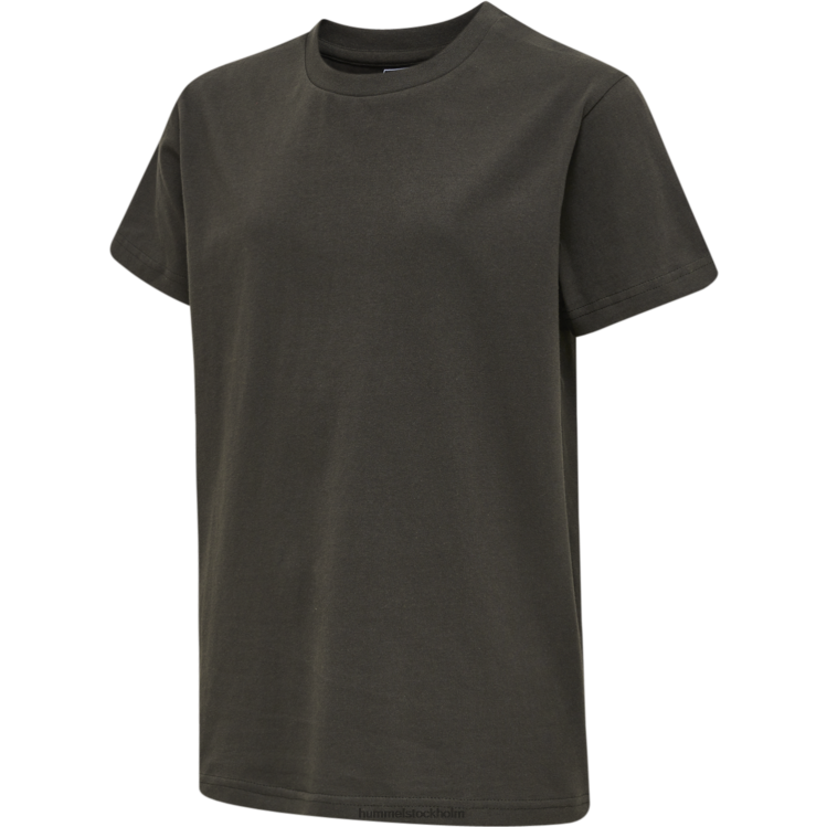 se Hummel barn hmlröd basic t-shirt s/s LL40V6235 "kortärmad t-shirt"