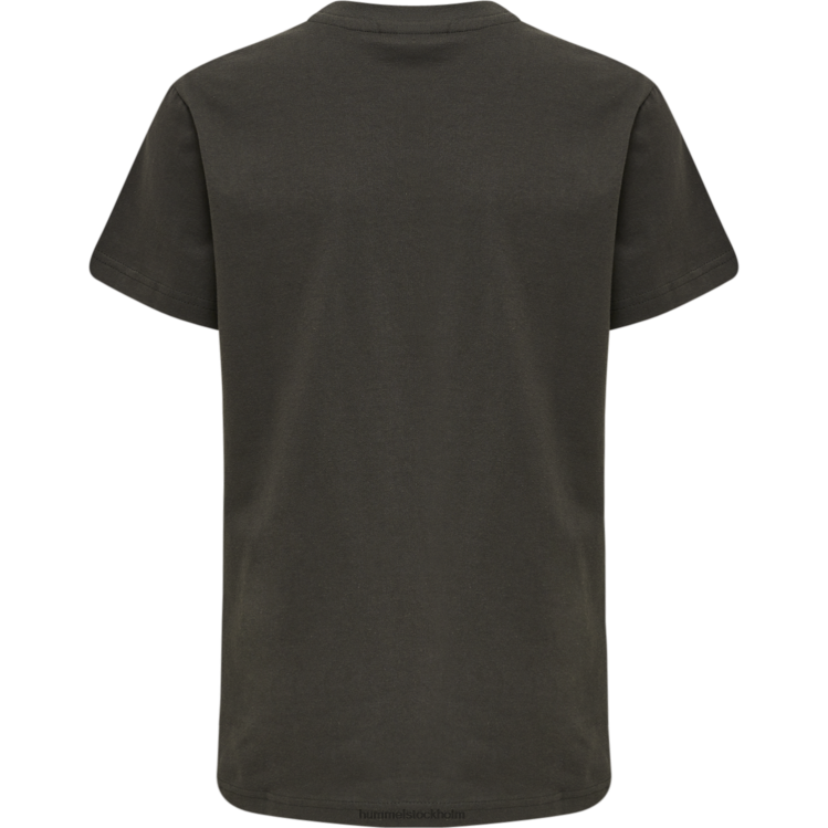 se Hummel barn hmlröd basic t-shirt s/s LL40V6235 \"kortärmad t-shirt\"