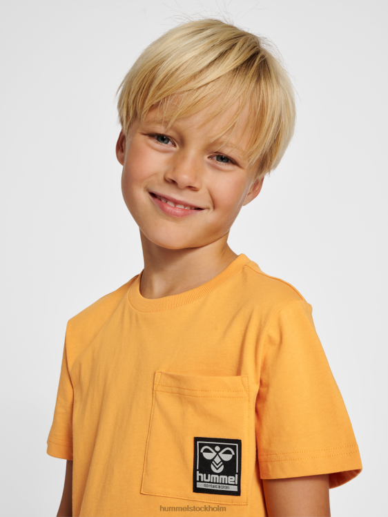 se Hummel barn hmlrock t-shirt s/s LL40V4824 \"klassisk t-shirt\"