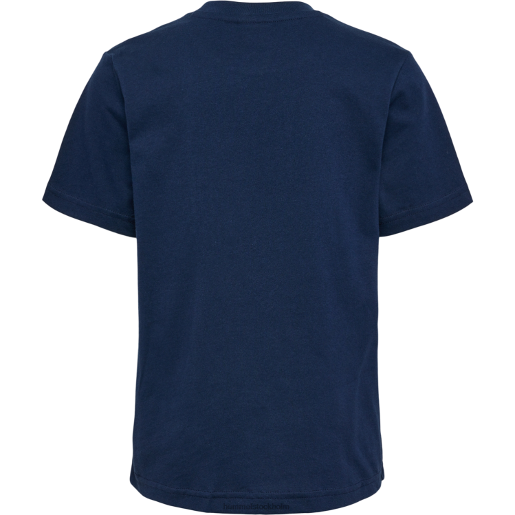 se Hummel barn hmlrocky t-shirt s/s LL40V4767 \"kortärmad t-shirt\"