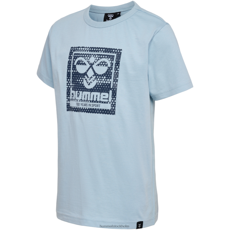 se Hummel barn hmlrowan t-shirt s/s LL40V4921 "kortärmad t-shirt"