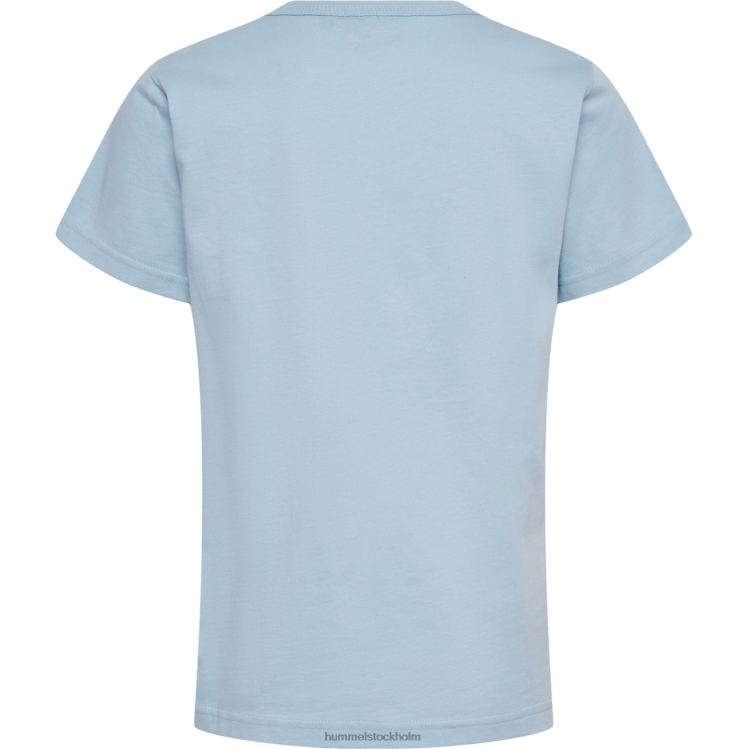 se Hummel barn hmlrowan t-shirt s/s LL40V4921 \"kortärmad t-shirt\"