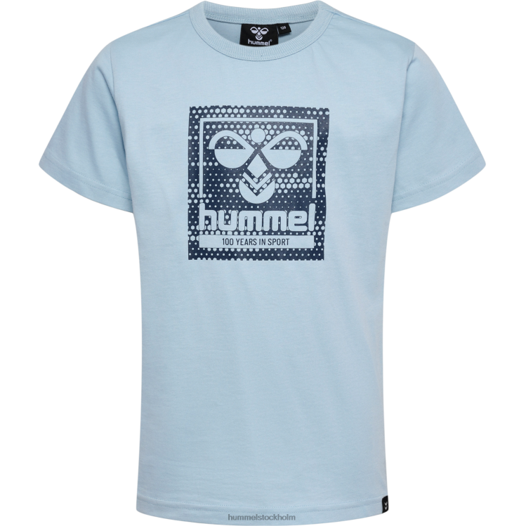 se Hummel barn hmlrowan t-shirt s/s LL40V4921 \"kortärmad t-shirt\"