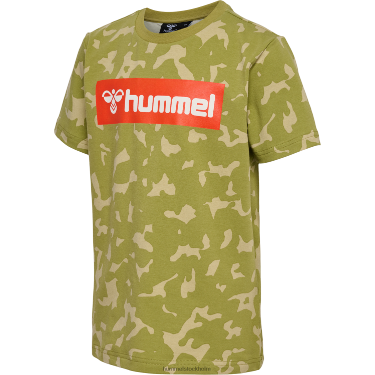 se Hummel barn hmlrush aop t-shirt s/s LL40V5789 "kortärmad t-shirt"