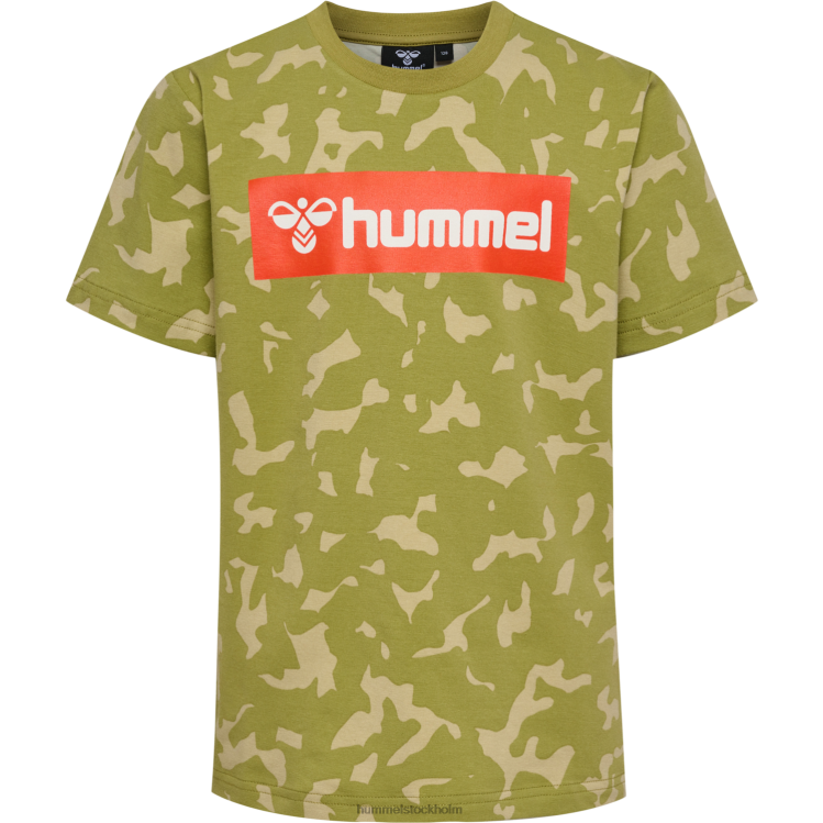 se Hummel barn hmlrush aop t-shirt s/s LL40V5789 \"kortärmad t-shirt\"