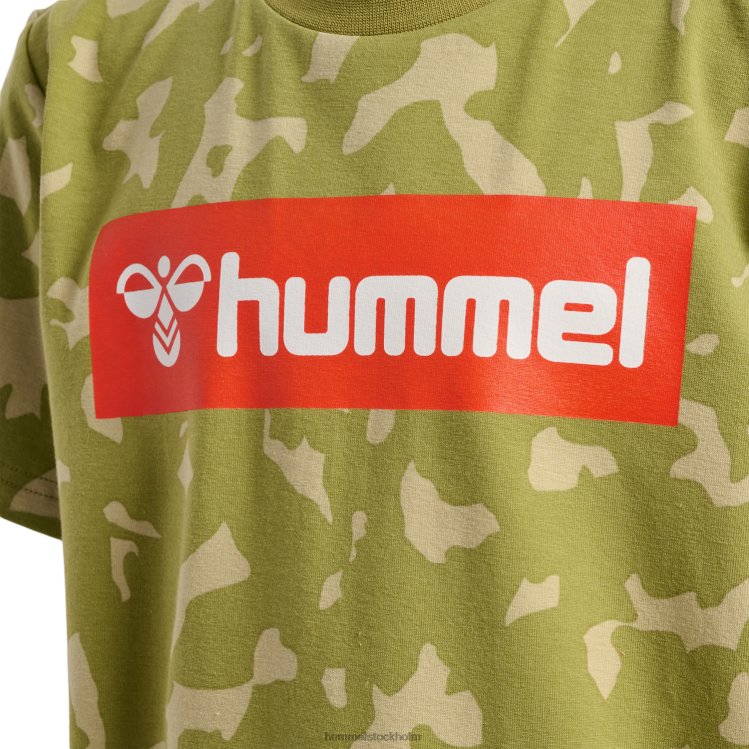 se Hummel barn hmlrush aop t-shirt s/s LL40V5789 \"kortärmad t-shirt\"