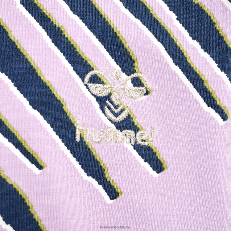 se Hummel barn hmlrushy aop t-shirt s/s LL40V5755 \"kortärmad t-shirt\"