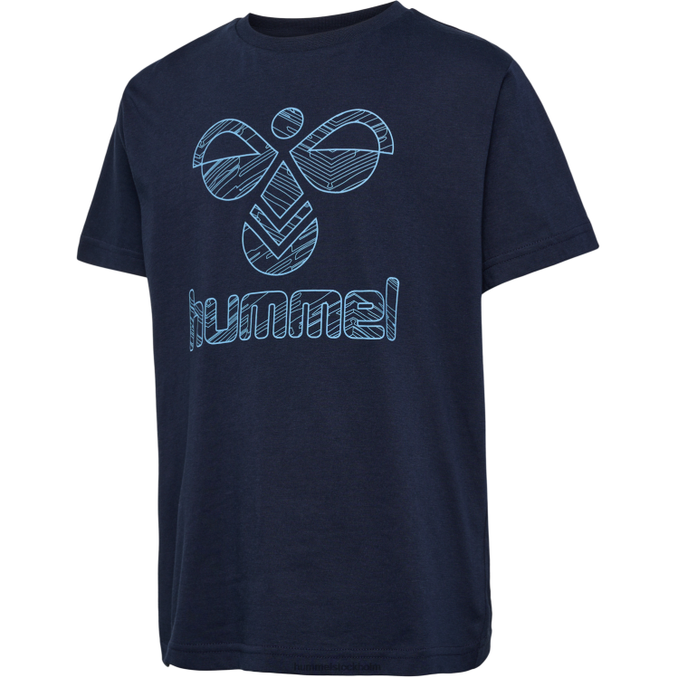 se Hummel barn hmlsofus t-shirt s/s LL40V5174 "logo t-shirt"