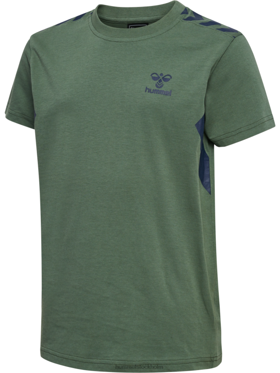 se Hummel barn hmlstaltisk bomull t-shirt s/s LL40V4809 "sportig t-shirt"