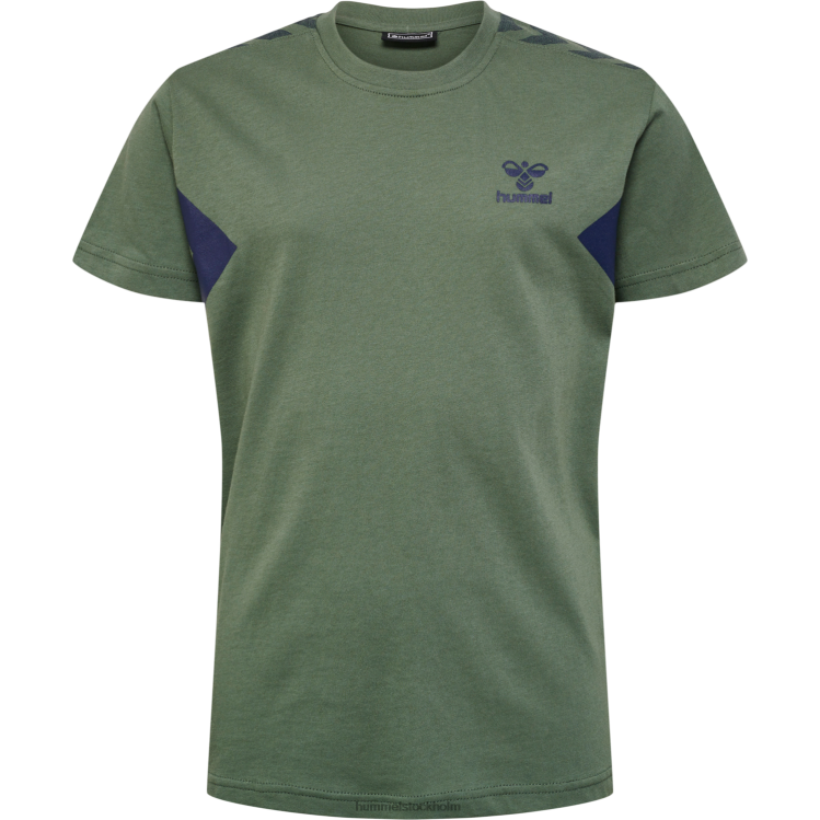 se Hummel barn hmlstaltisk bomull t-shirt s/s LL40V4809 \"sportig t-shirt\"