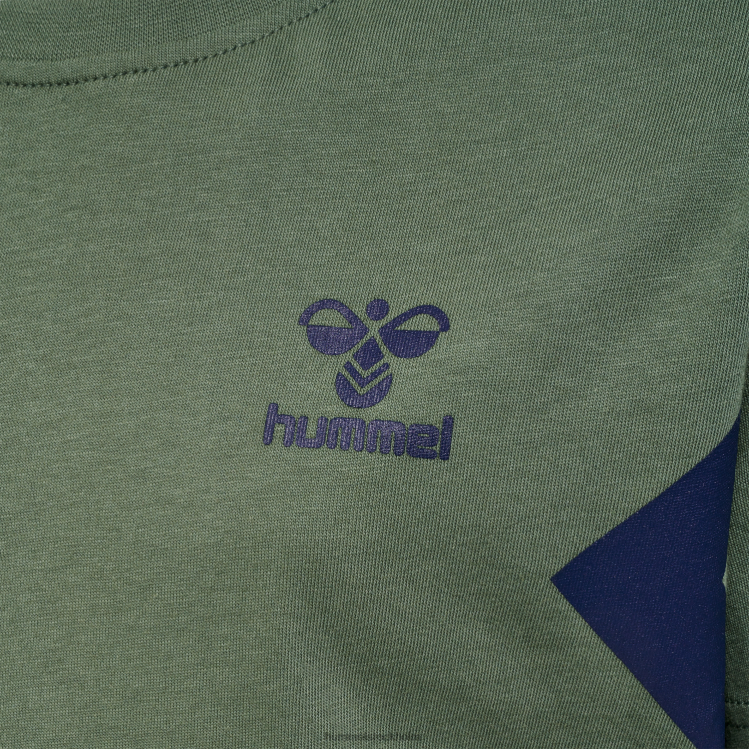 se Hummel barn hmlstaltisk bomull t-shirt s/s LL40V4809 \"sportig t-shirt\"