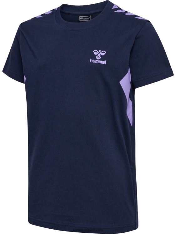 se Hummel barn hmlstaltisk bomull t-shirt s/s LL40V4835 "sportig t-shirt"