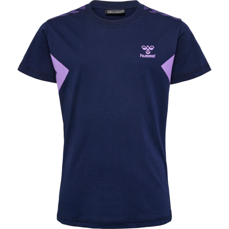 se Hummel barn hmlstaltisk bomull t-shirt s/s LL40V4835 \"sportig t-shirt\"