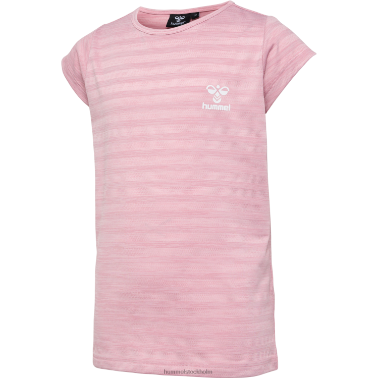 se Hummel barn hmlsutkin t-shirt LL40V4889 \"randig t-shirt\"