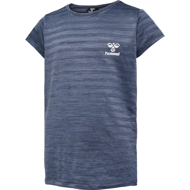 se Hummel barn hmlsutkin t-shirt LL40V4964 \"randig t-shirt\"
