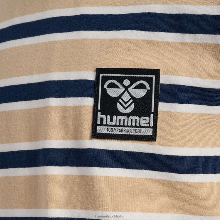 se Hummel barn hmlweston t-shirt s/s LL40V4853 \"t-shirt med ränder\"