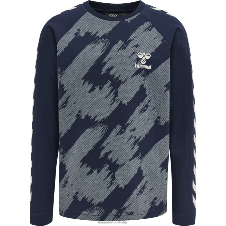 se Hummel barn hmlzion t-shirt l/s LL40V4712 \"långärmad t-shirt\"